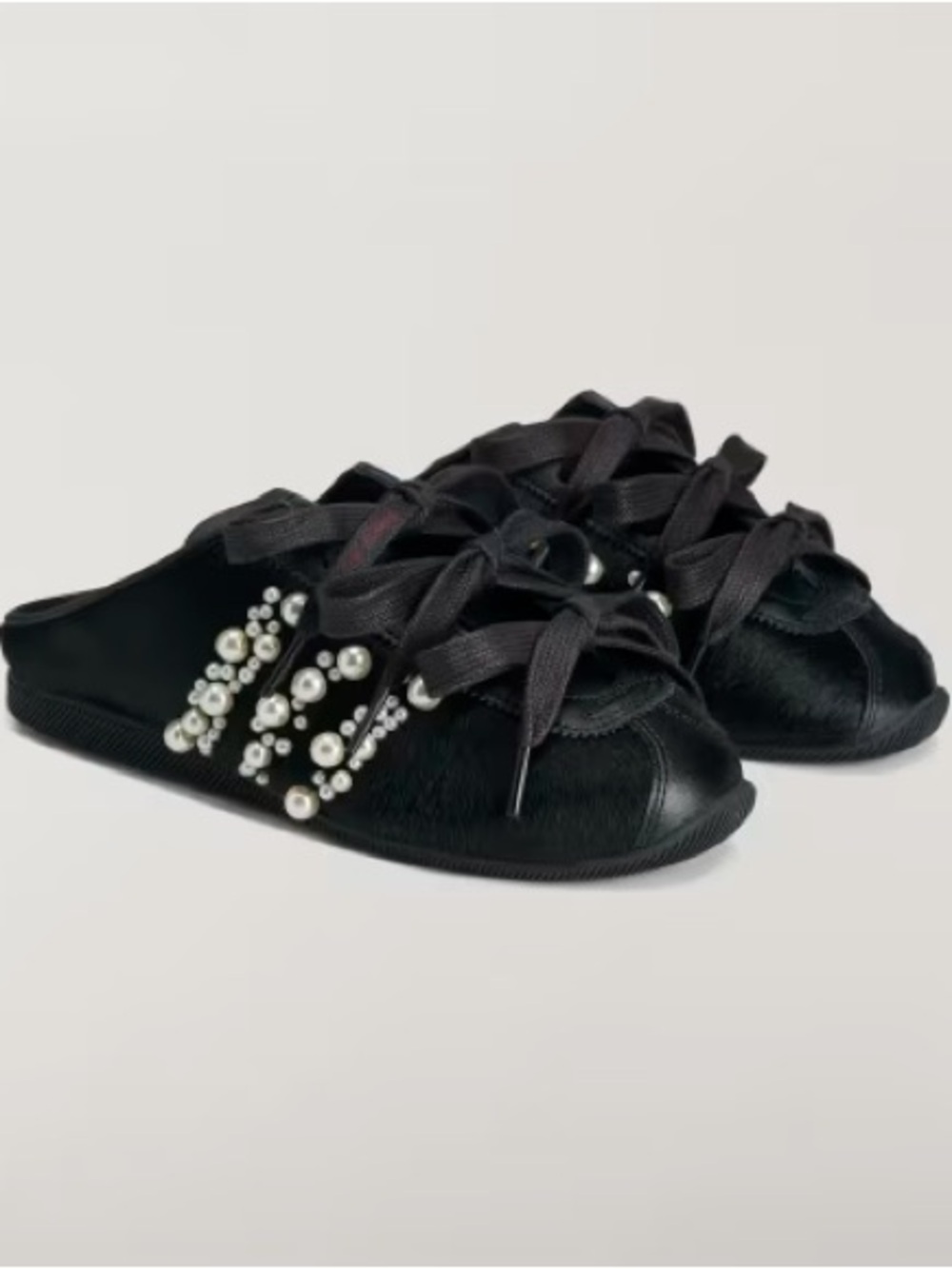 Adidas x Simone Rocha black pearl slip on size W8.5
